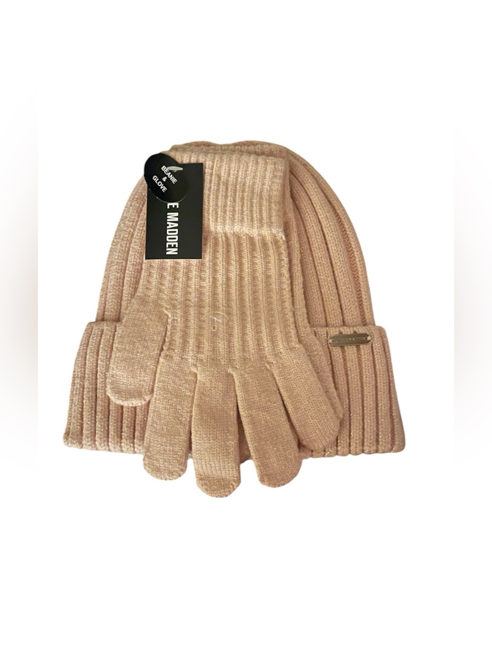 Steve Madden Beanie and Glove Set